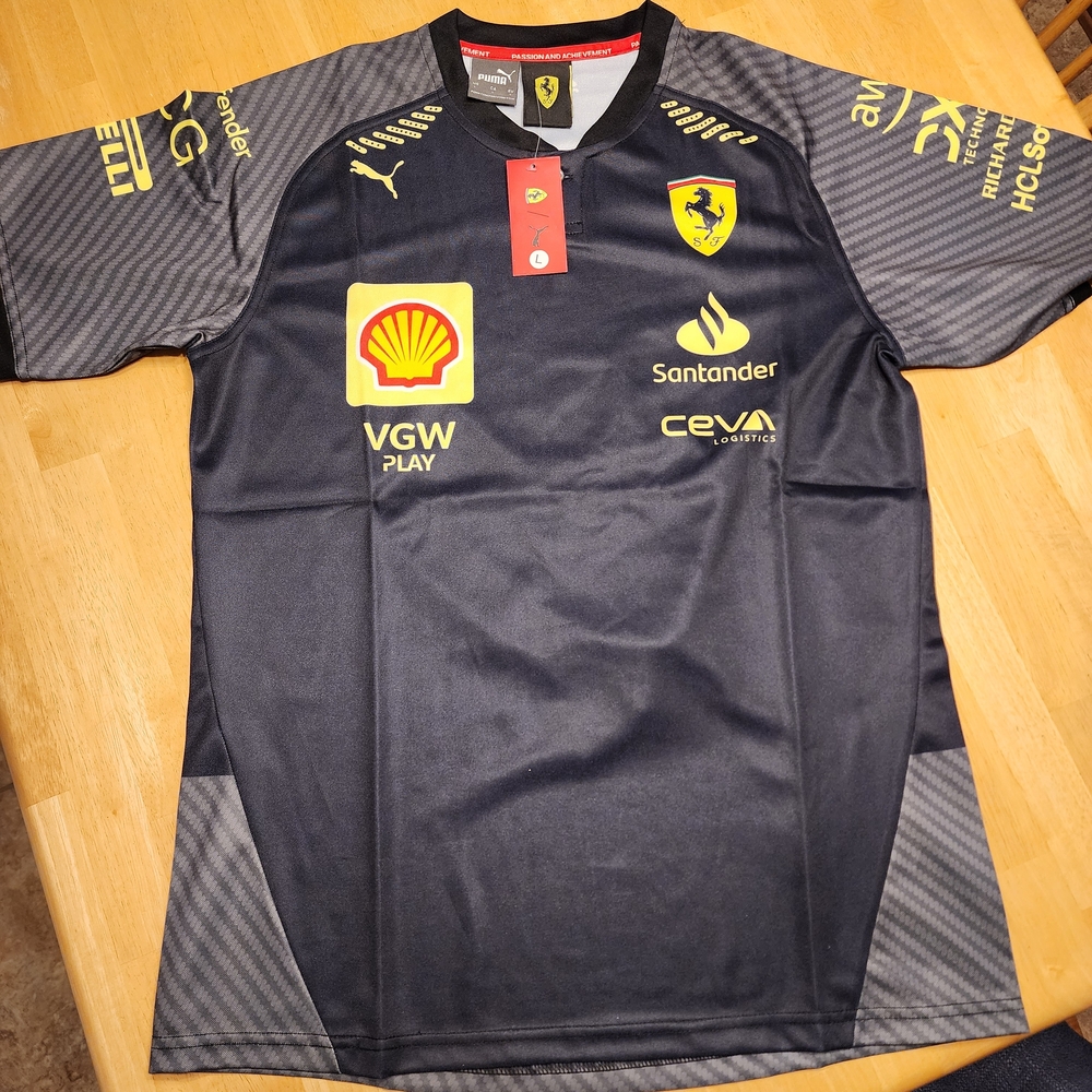Ferrari Puma Black Racing Jersey